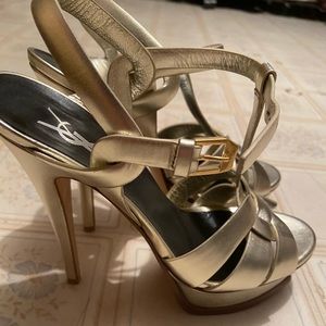 YSL Saint Laurent Tribute Sandals- 37.5